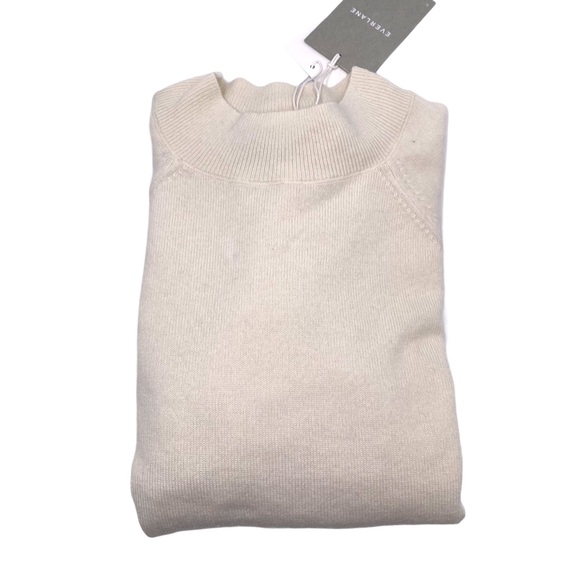 NWT Everlane The Cashmere Raglan Mock Neck Sweater - Picture 4 of 10